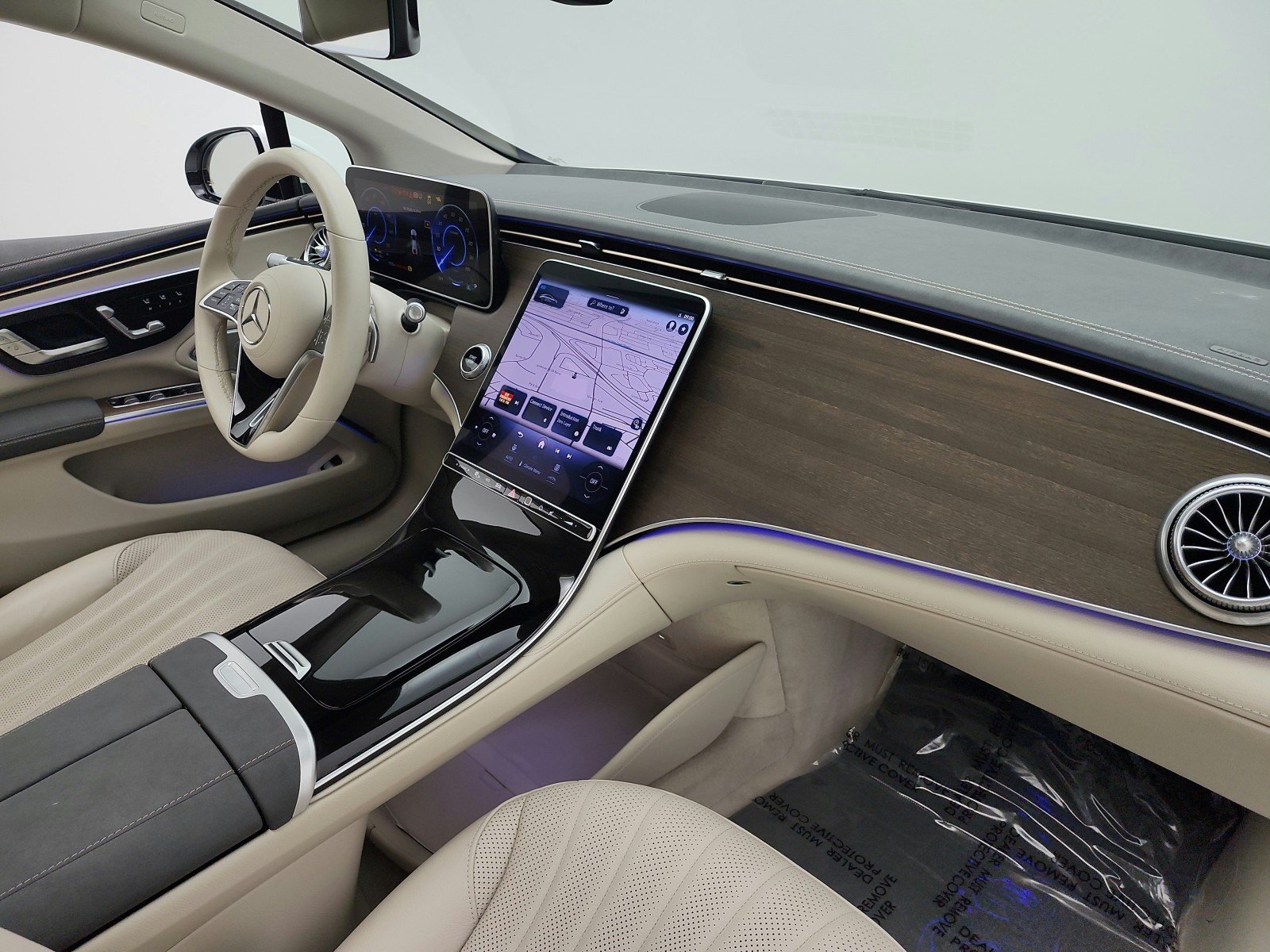 Used 2022 Polar White Mercedes-Benz EQS 450+ Sedan image 34