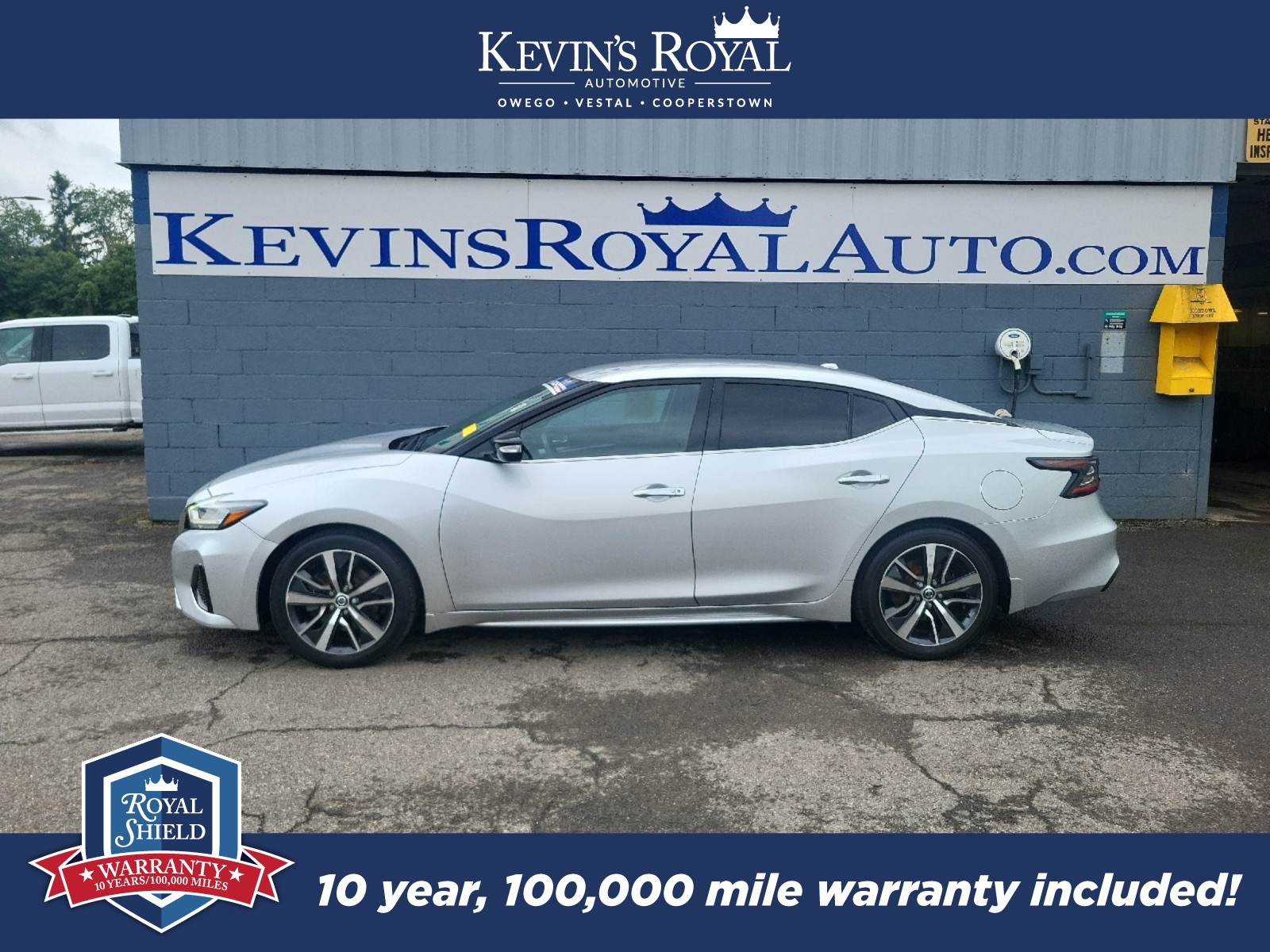 Brilliant Silver Metallic 2020 Nissan Maxima Sedan Front-Wheel Drive Automatic