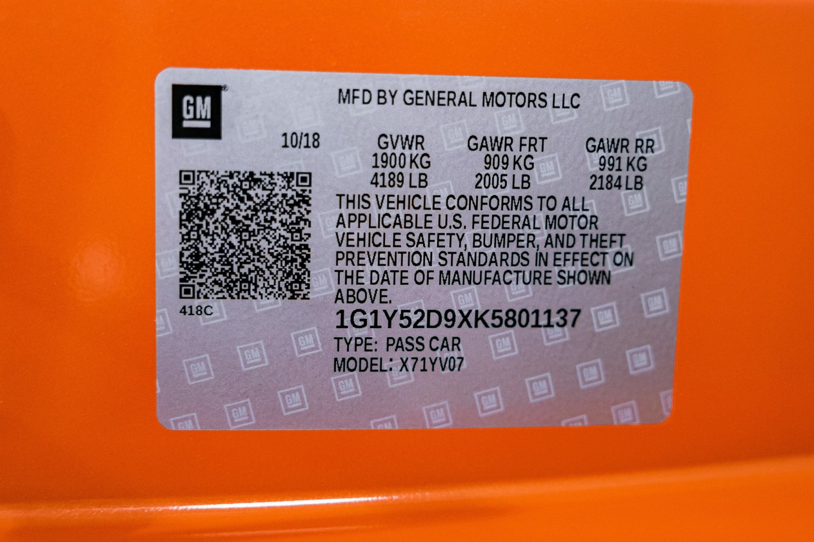 Used Car 2019 Chevrolet Corvette  Zr1 3zr For Sale Under $170,000 In Boerne, Texas