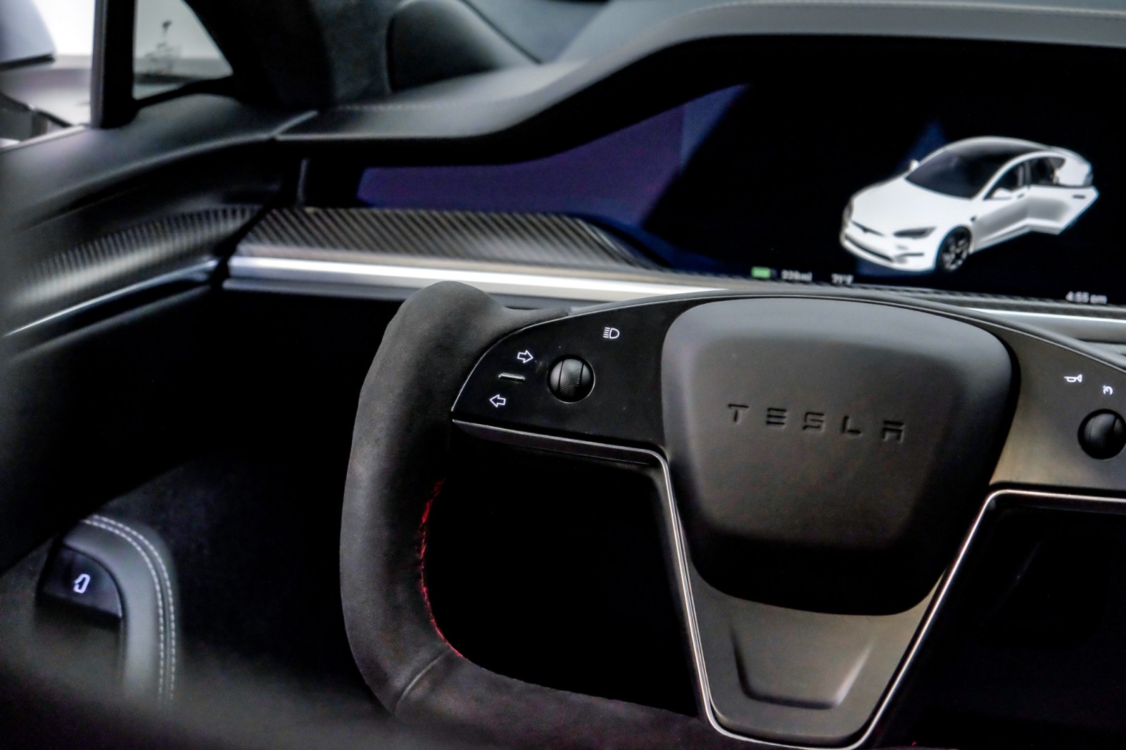 2021 Tesla Model S Plaid AWD FullSelfDriving CarbonFiberPkg ArachnidA 18