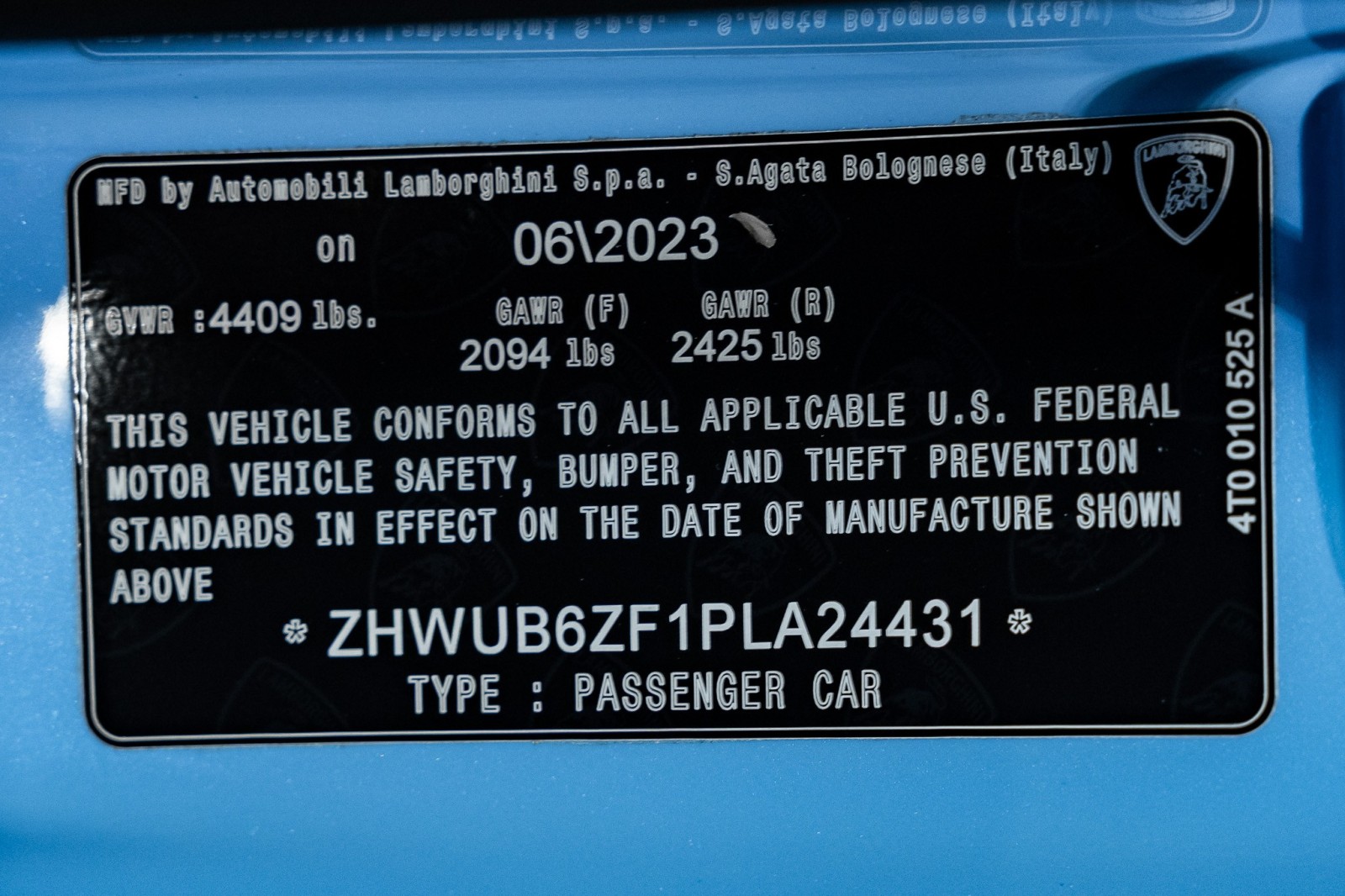 Used Car 2023 Lamborghini Huracan Tecnica  For Sale Under $340,000 In Boerne, Texas