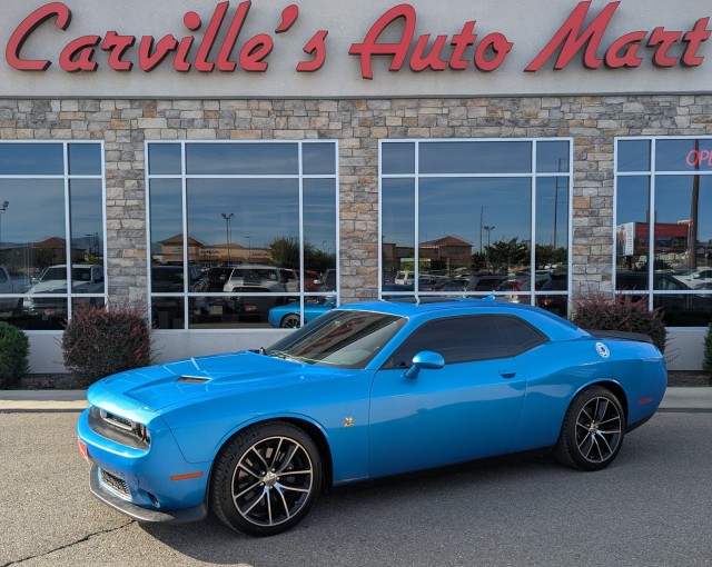B5 Blue Pearlcoat 2016 Dodge Challenger Coupe Rear-Wheel Drive Automatic
