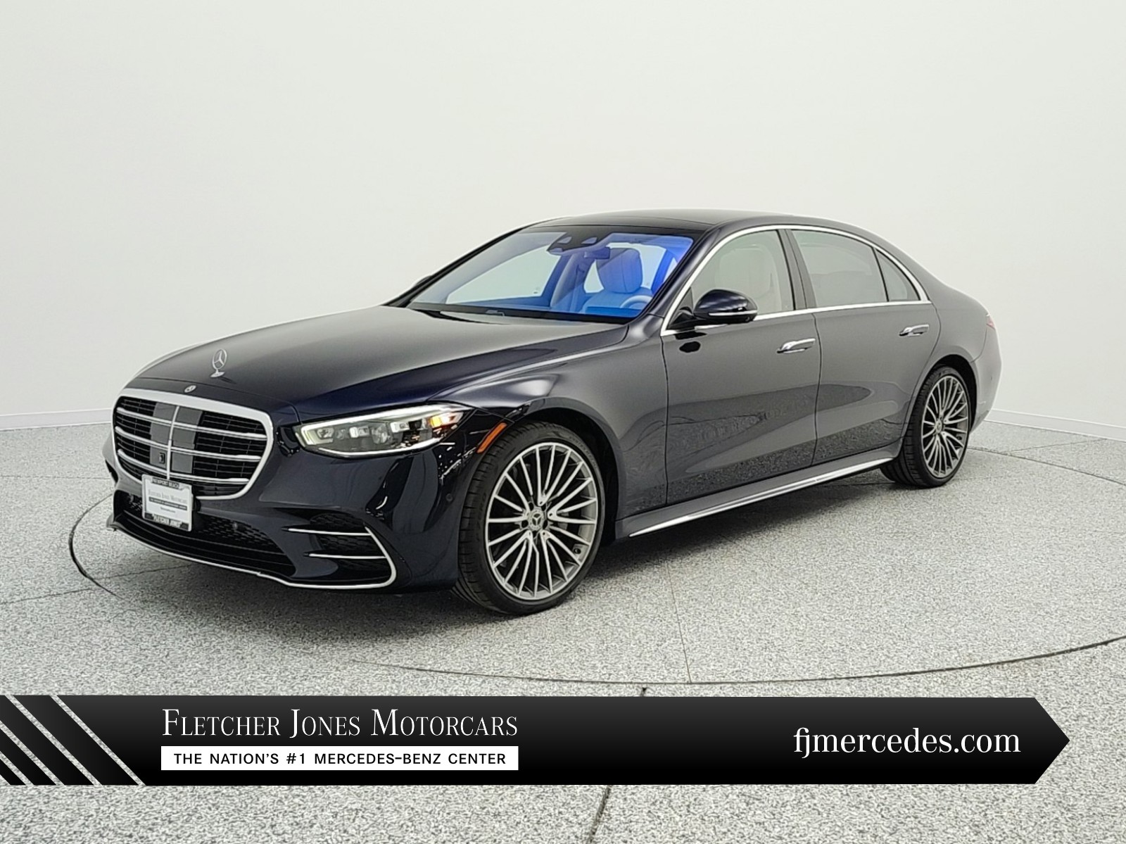 Nautical Blue 2023 Mercedes-Benz S-Class S 500 4MATIC AWD Sedan All-Wheel Drive Automatic