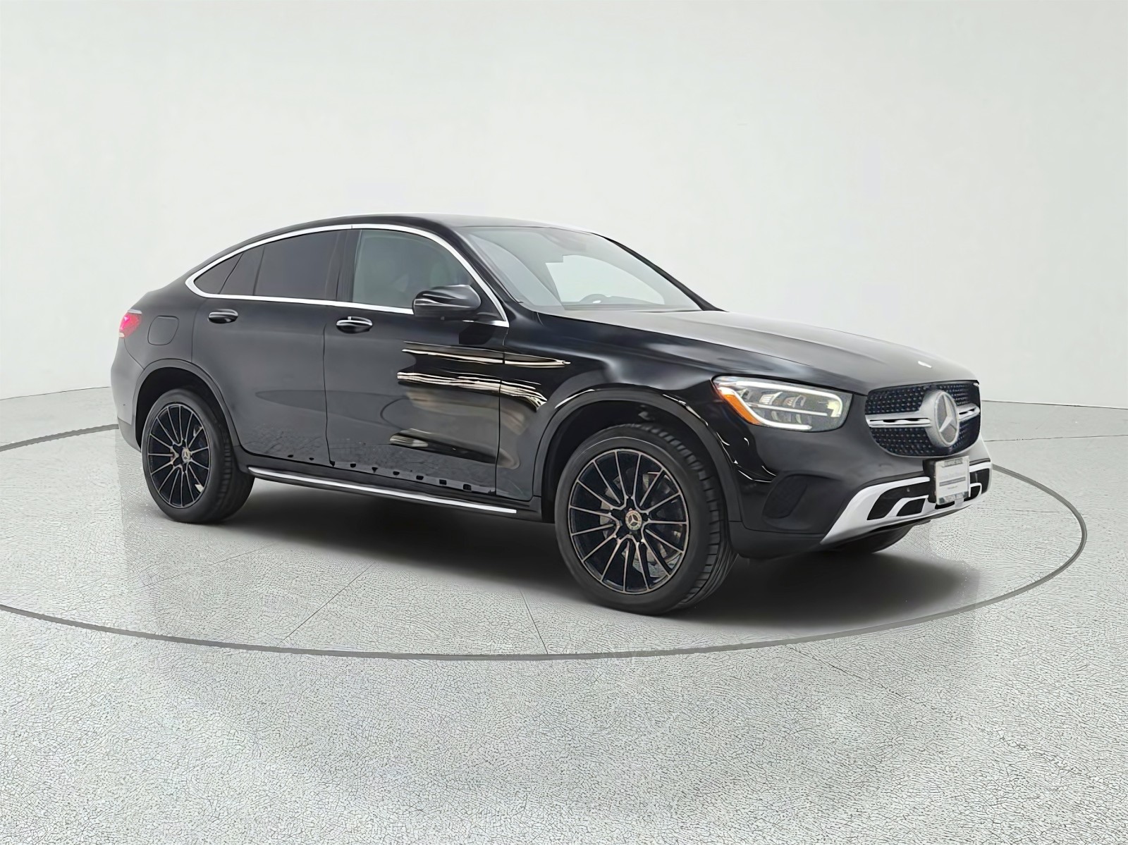 Used 2021 Black Mercedes-Benz GLC 300 4MATIC® Coupe image 3