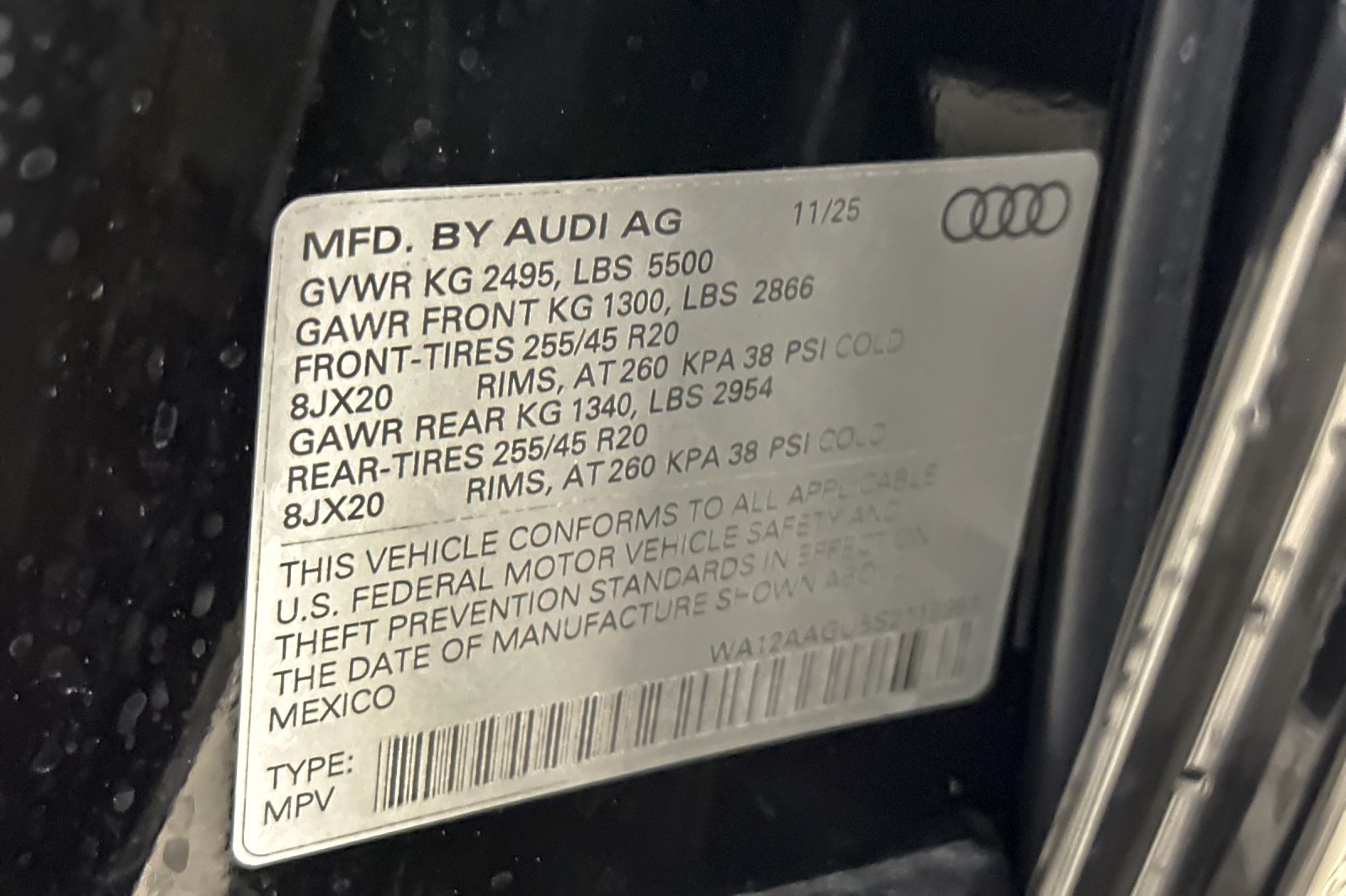 New 2025 Mythos Black Metallic Audi Premium Plus 2.0 TFSI quattro image 24