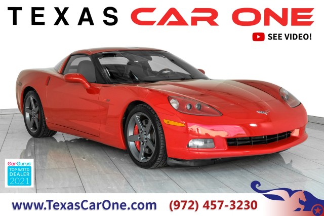 Victory Red 2007 Chevrolet Corvette Coupe Rear-Wheel Drive Manual