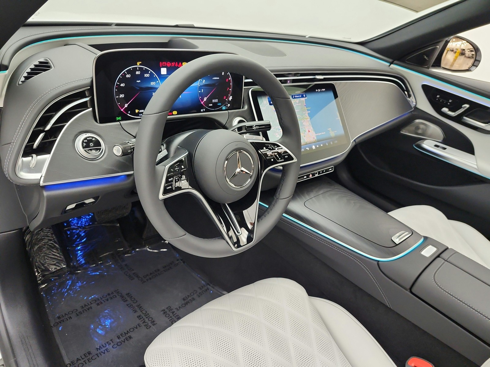 New 2027 MANUFAKTUR Moonlight White Metallic Mercedes-Benz E 450 4MATIC® Sedan image 9