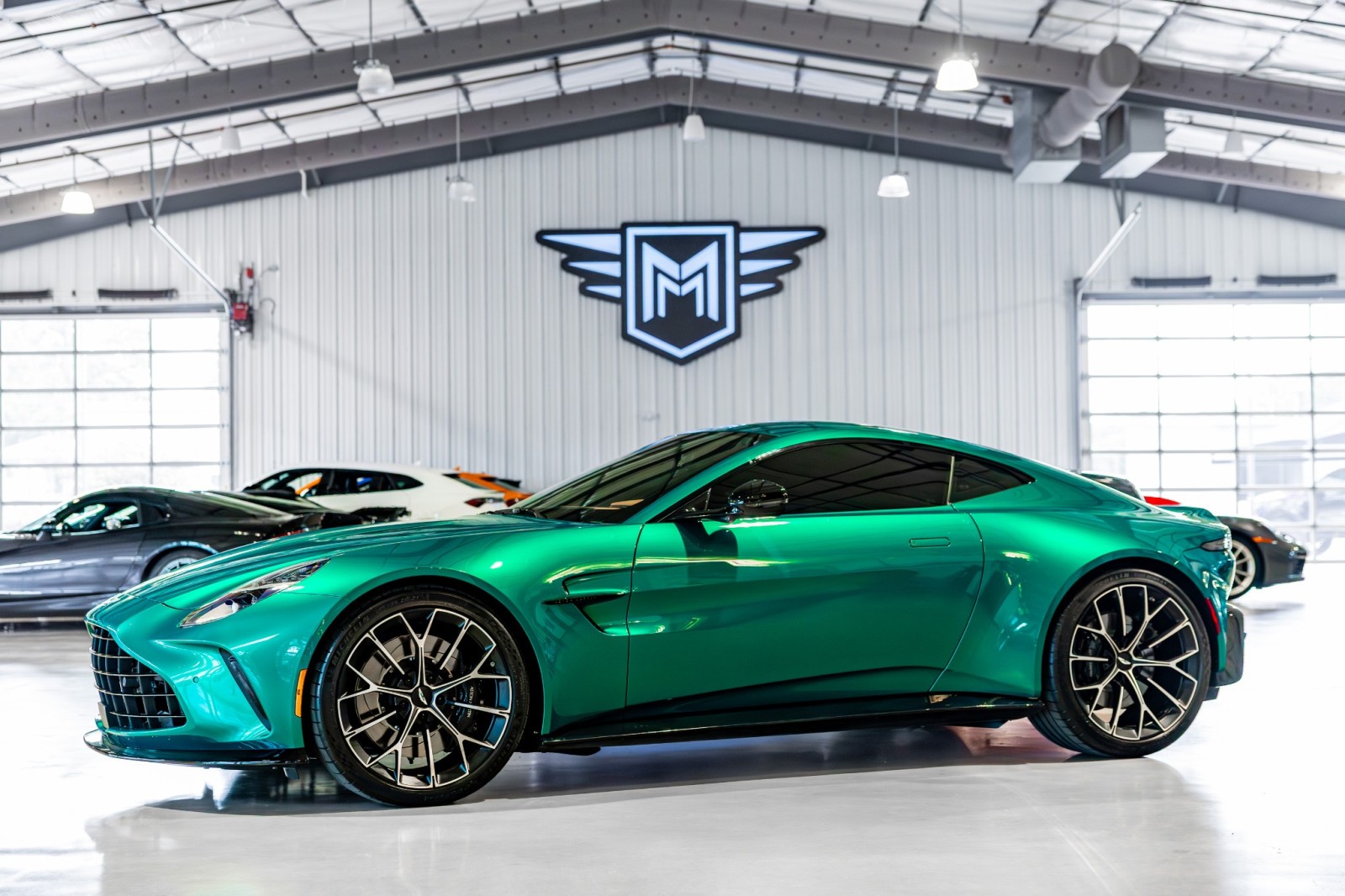 Podium Green 2025 Aston Martin Vantage Coupe RWD Coupe Rear-Wheel Drive Automatic