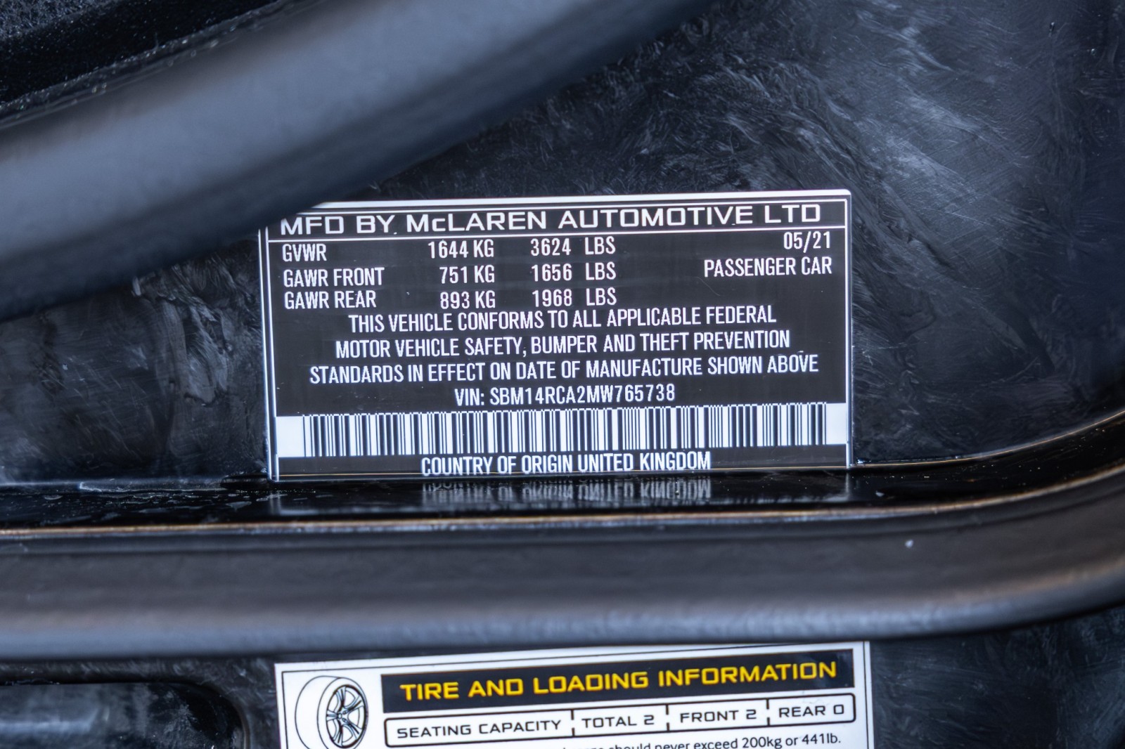 Used Car 2021 Mclaren 765lt  For Sale Under $550,000 In Boerne, Texas