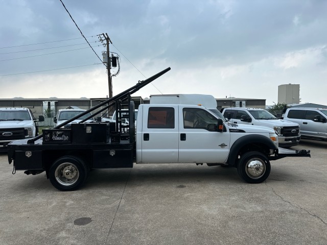 2012  Super Duty F-450 DRW F450 DRW Diesel Gin Pole Flat Bed Crew Work Truck in , 