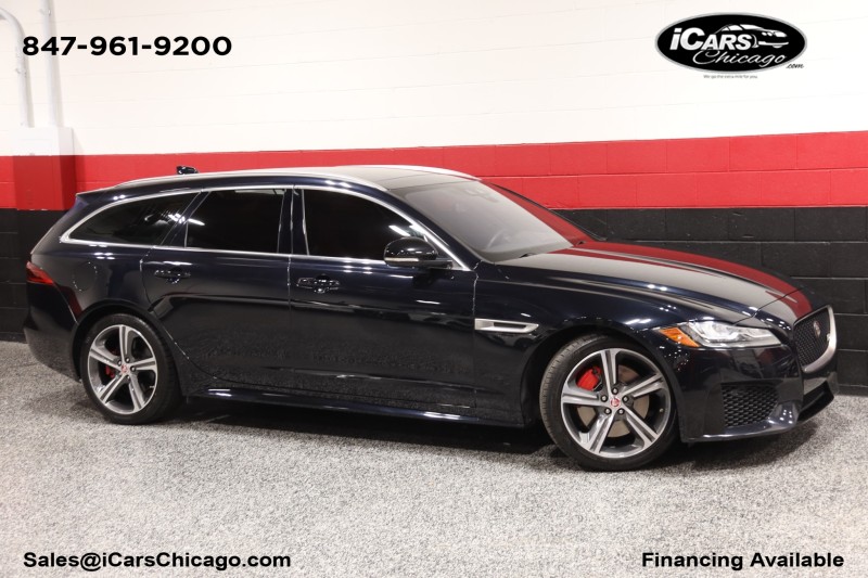 Loire Blue Metallic 2018 Jaguar XF Sportbrake Wagon All-Wheel Drive Automatic