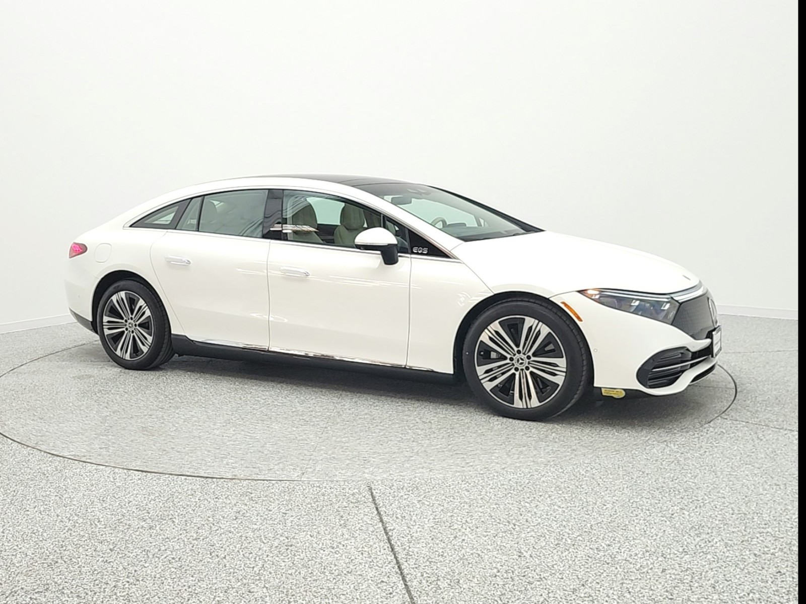 Certified Used 2022 Polar White Mercedes-Benz EQS 450+ Sedan image 3