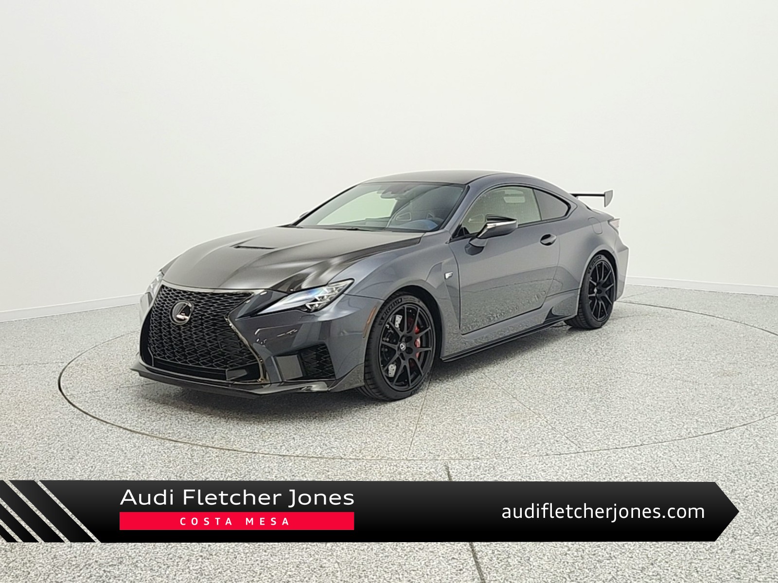 Cloudburst Gray 2024 Lexus RC F Track Edition RWD Coupe Rear-Wheel Drive Automatic