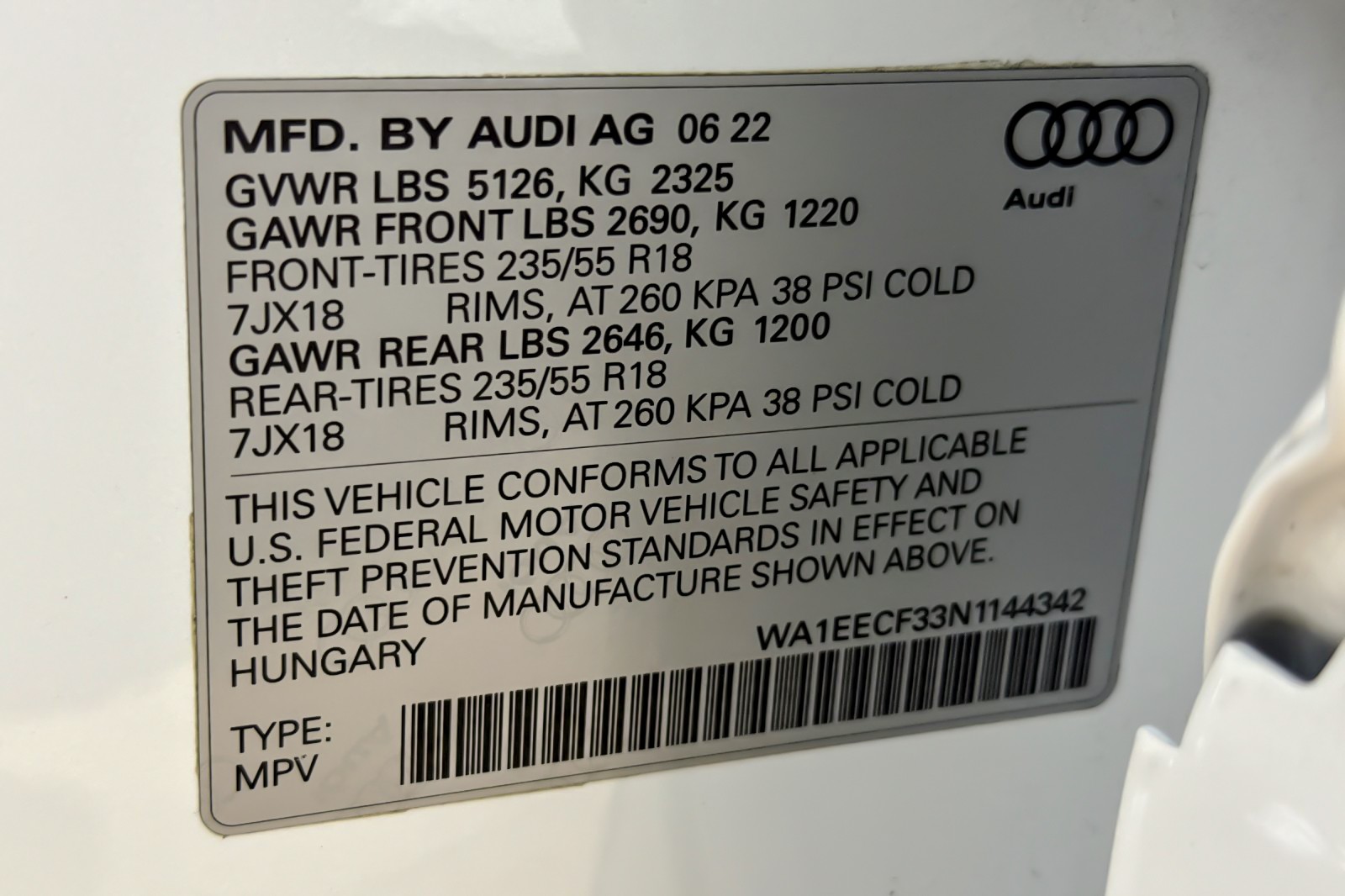 Used 2022 Glacier White Metallic Audi S line Premium Plus 45 TFSI quattro image 26