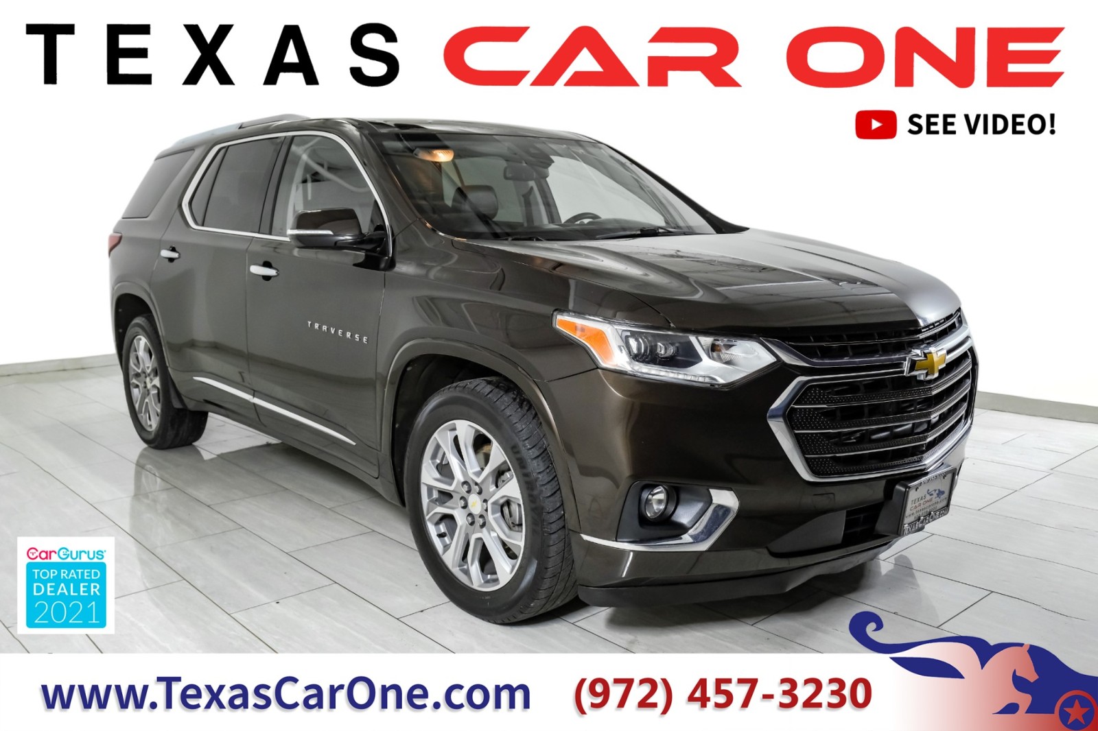 2018 Chevrolet Traverse PREMIER AWD BLIND SPOT ASSIST LANE DEPARTURE FORWA 1