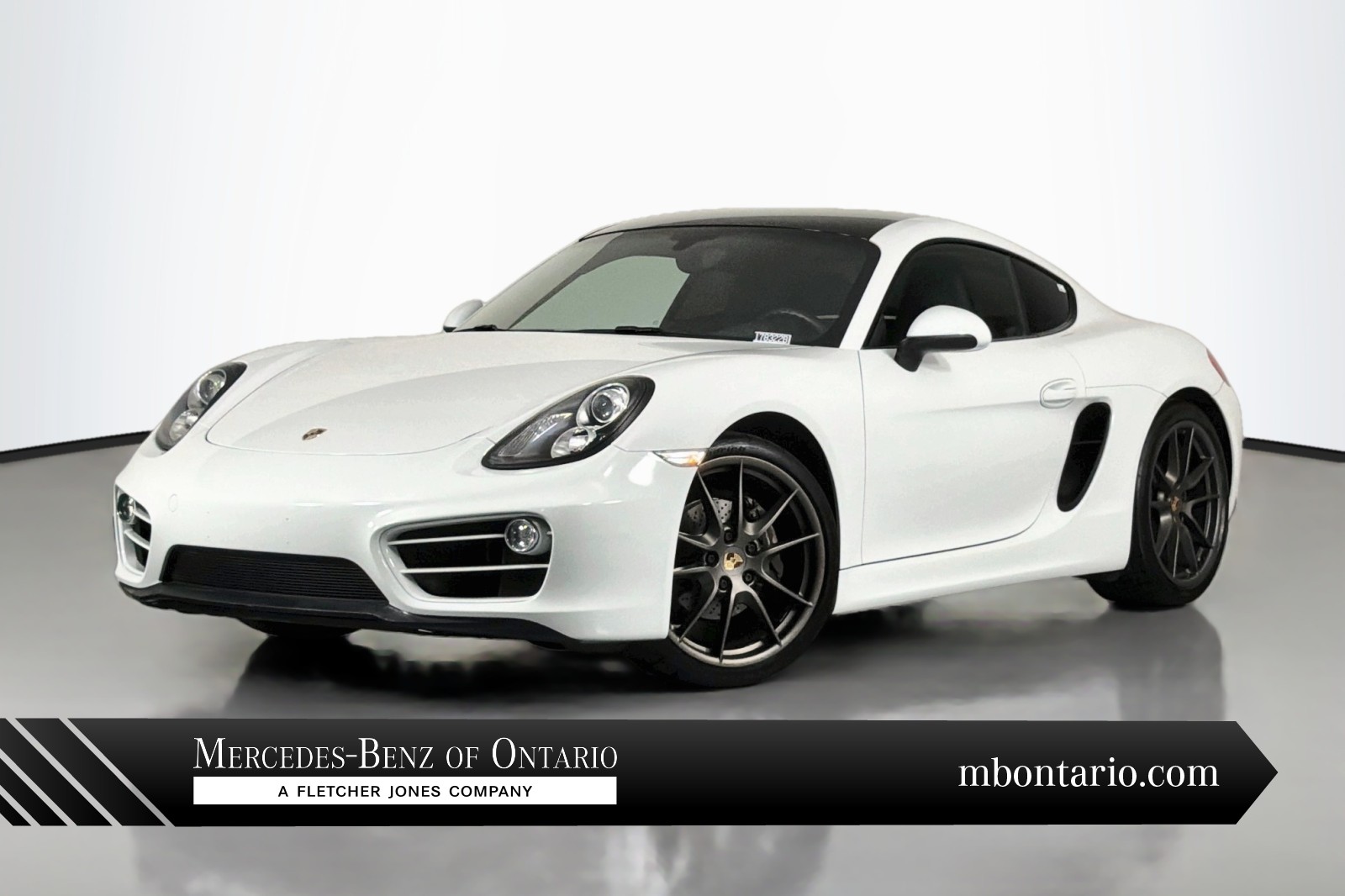 White 2014 Porsche Cayman Coupe Rear-Wheel Drive Automatic