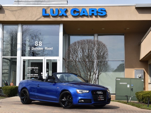 Sepang Blue Pearl Effect/Black Roof 2016 Audi S5 3.0T quattro Premium Plus Cabriolet AWD Convertible All-Wheel Drive Automatic