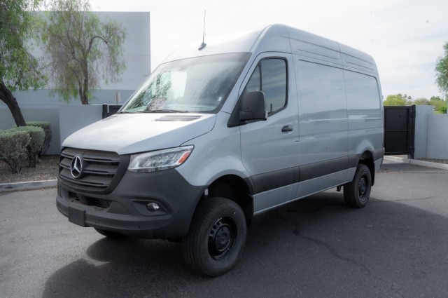Hightech Silver 2025 Mercedes-Benz Sprinter Cargo 2500 144 AWD Van All-Wheel Drive Automatic