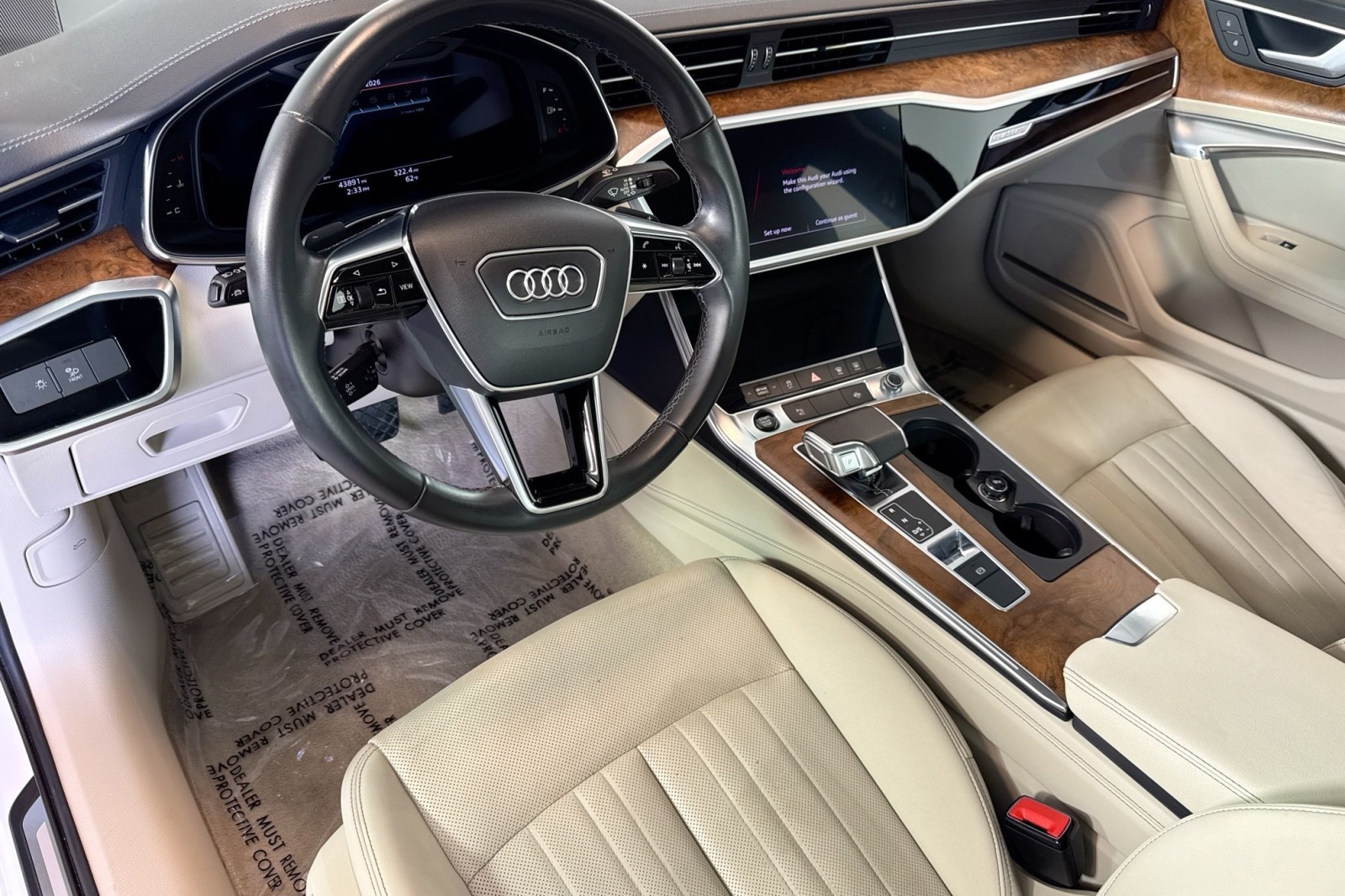 Used 2022 Glacier White Metallic Audi Premium Plus image 9