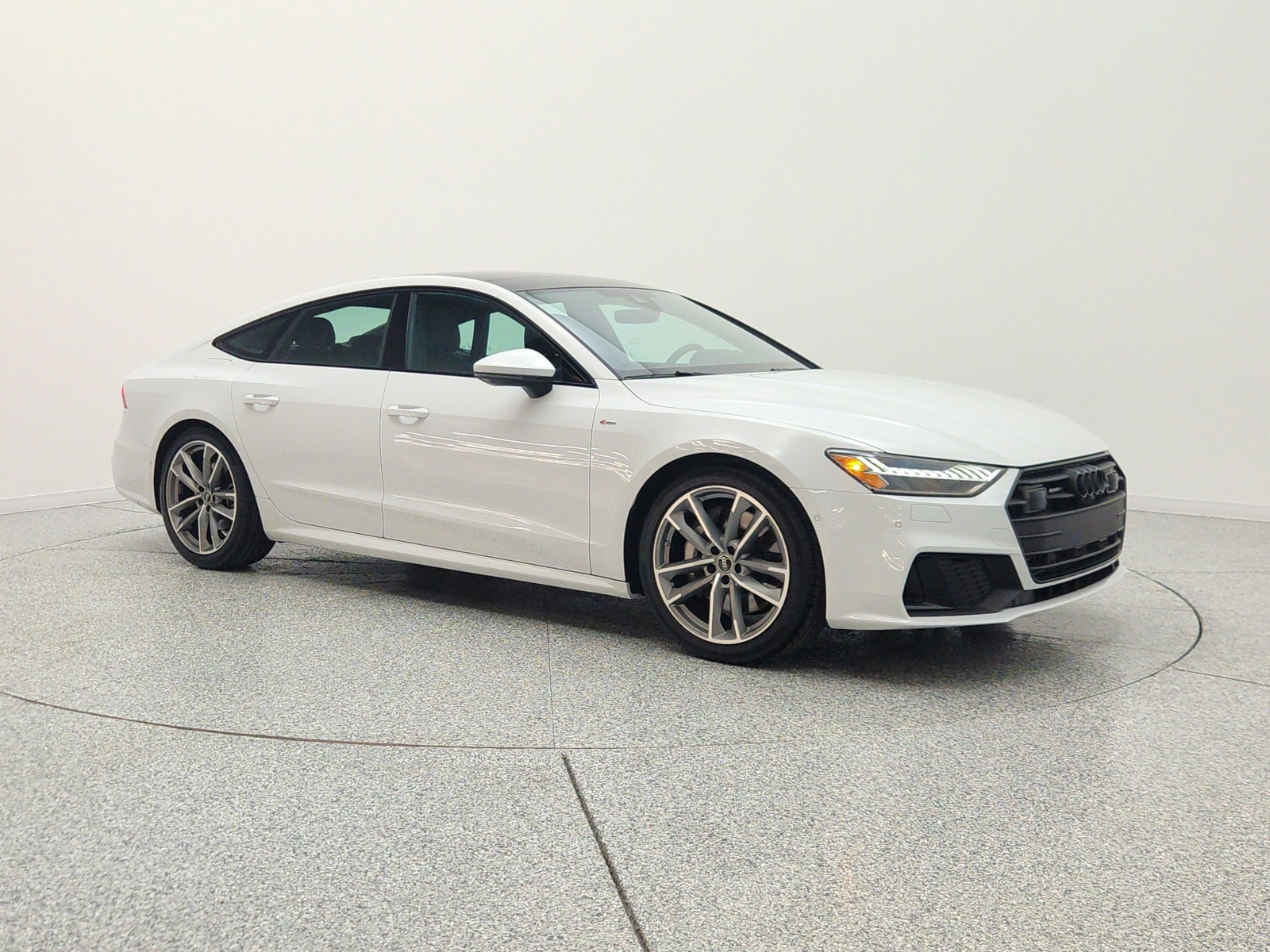 Used 2023 Glacier White Metallic Audi Premium Plus image 3