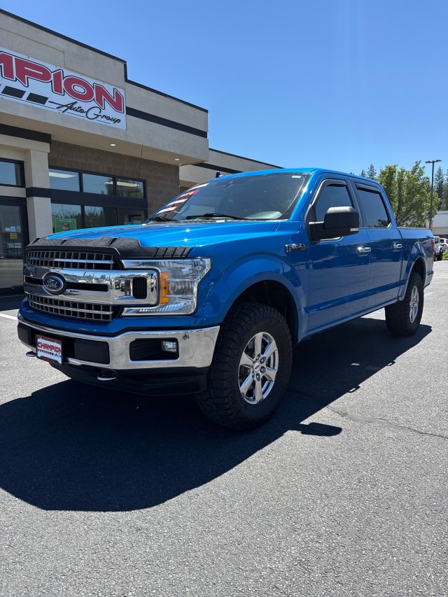 Velocity Blue Metallic 2019 Ford F-150 Pickup Truck Four-Wheel Drive Automatic