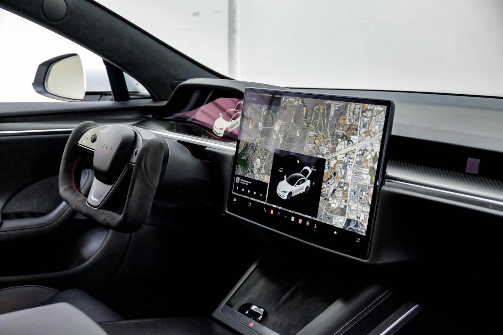 2021 Tesla Model S Plaid AWD FullSelfDriving CarbonFiberPkg ArachnidA 28