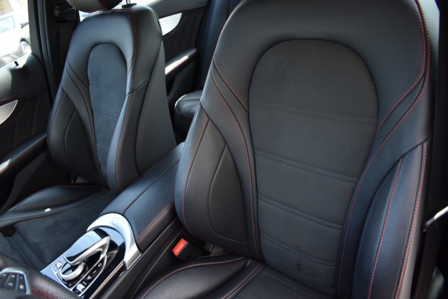 2018 Mercedes-Benz C-Class AMG AWD Leather Burmester Sound Moonroof Heated Front Seats Keyless Start Bluetooth Blind Spot 31