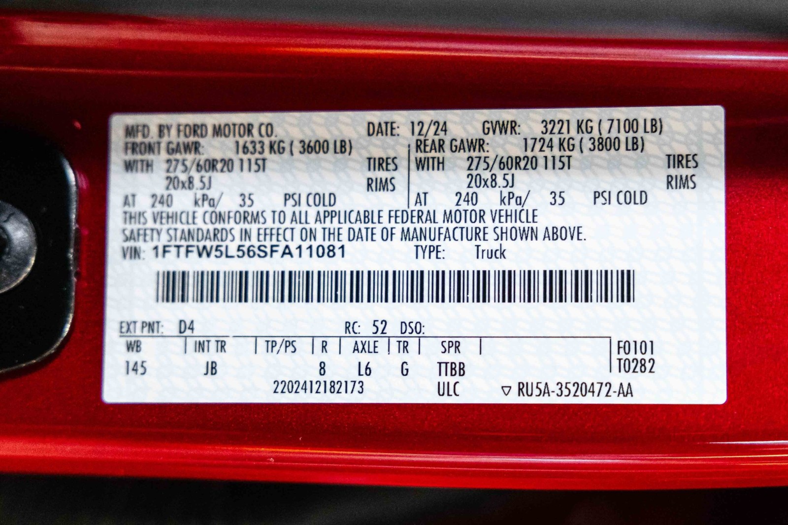 Used Car 2025 Ford F-150  Shelby - 785 Horsepower - Supercharged For Sale Under $130,000 In Boerne, Texas