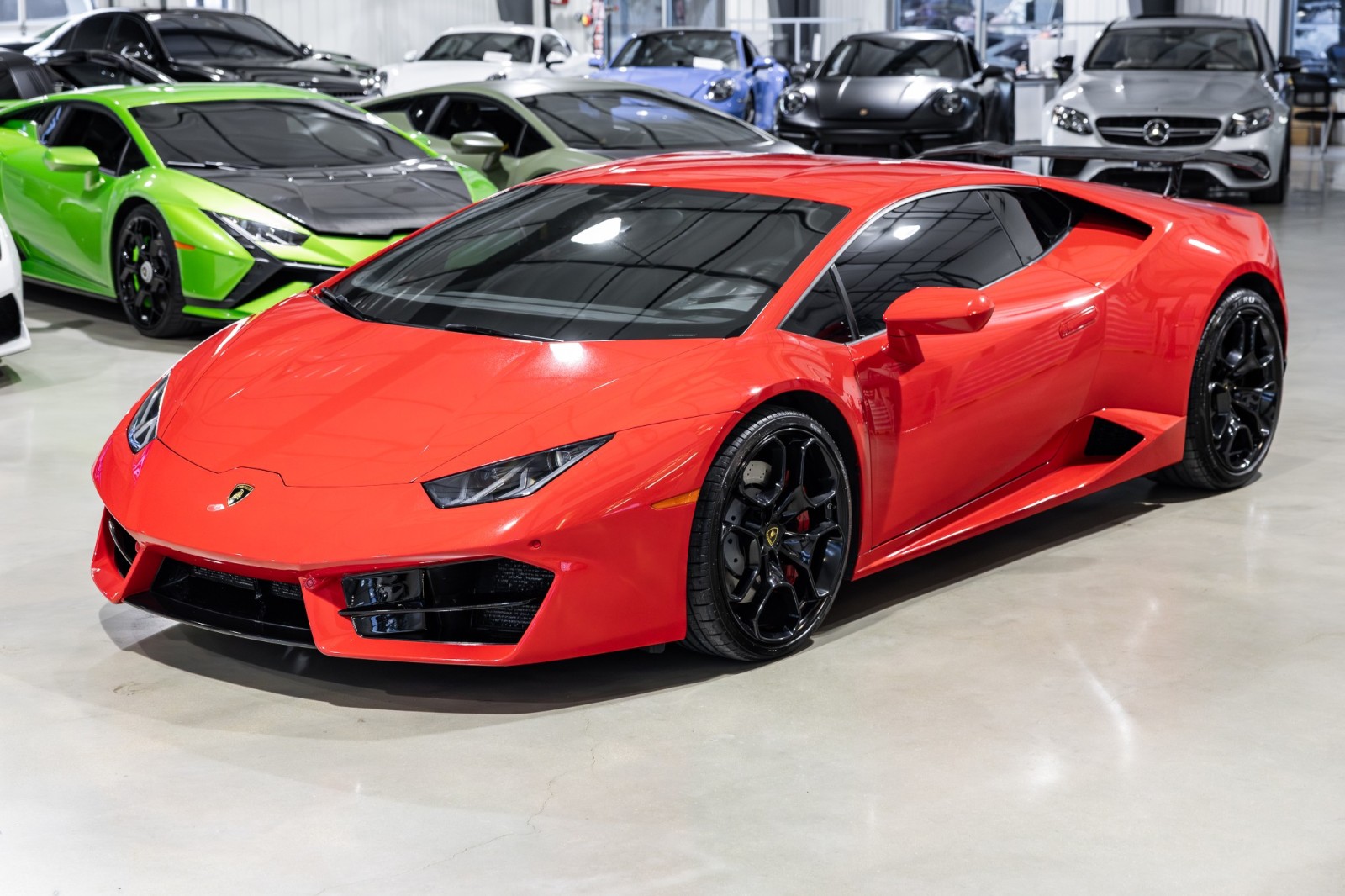 Used Car 2017 Lamborghini Huracan  - Giano Wheels - Rosso Mars Metallic - Transparent Engine Bonnet For Sale Under $220,000 In Boerne, Texas