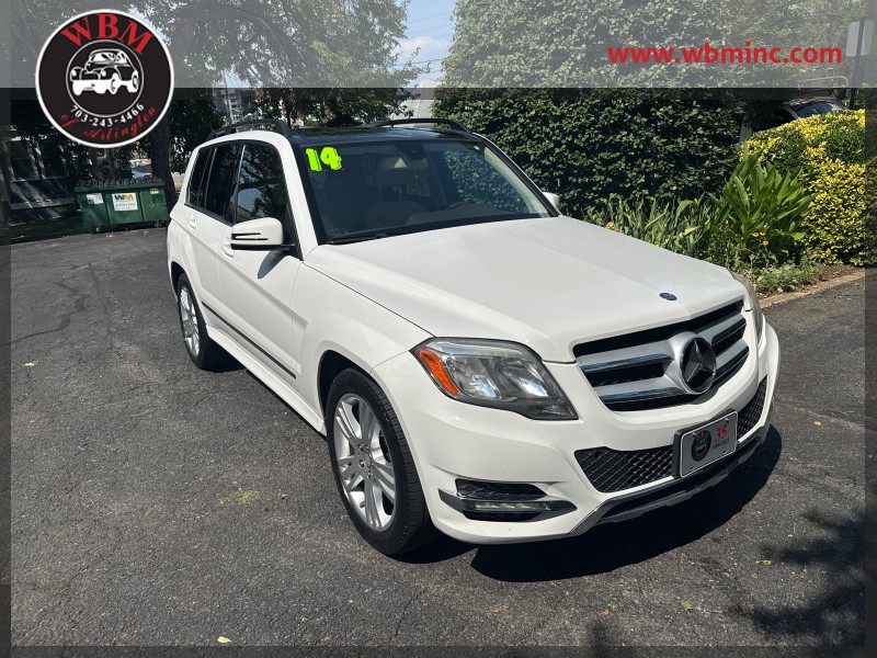 Polar White 2014 Mercedes-Benz GLK SUV / Crossover All-Wheel Drive Automatic