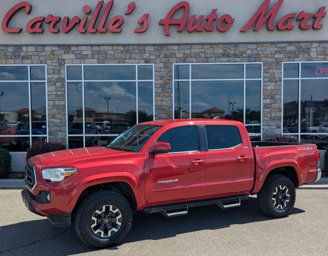 Barcelona Red Metallic 2020 Toyota Tacoma Pickup Truck Four-Wheel Drive Automatic