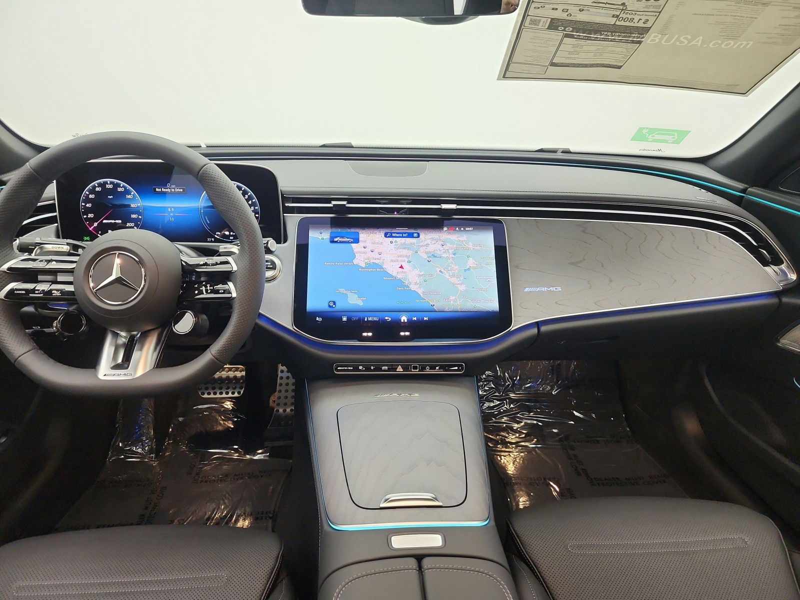 New 2026 MANUFAKTUR Moonlight White Magno Mercedes-Benz AMG® E 53 E image 12