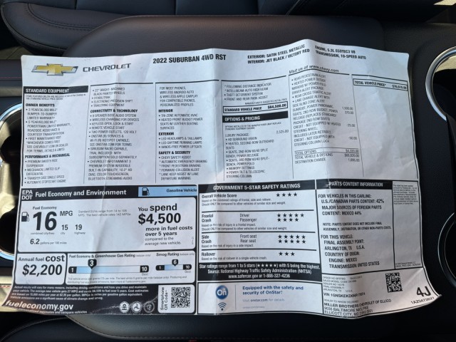 2022 Chevrolet Suburban RST 53