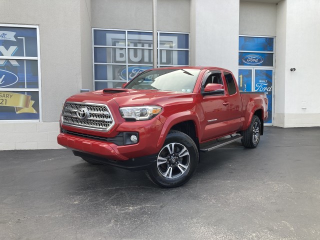 BARCELONA RED 2017 Toyota Tacoma Pickup Truck Four-Wheel Drive Automatic