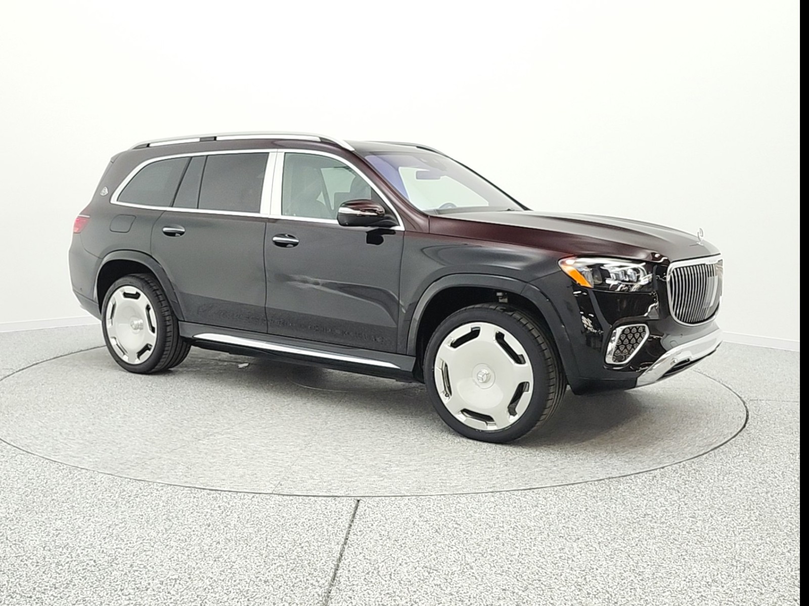Certified Used 2024 Obsidian Black/Rubelite Red Mercedes-Benz Maybach GLS 600 4MATIC® SUV image 3