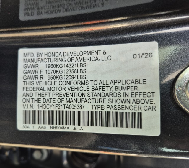 HondaAccord Sedan40