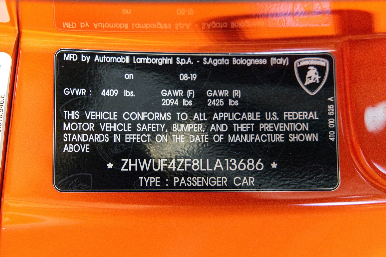 Used Car 2020 Lamborghini Huracan Evo  For Sale Under $290,000 In Boerne, Texas