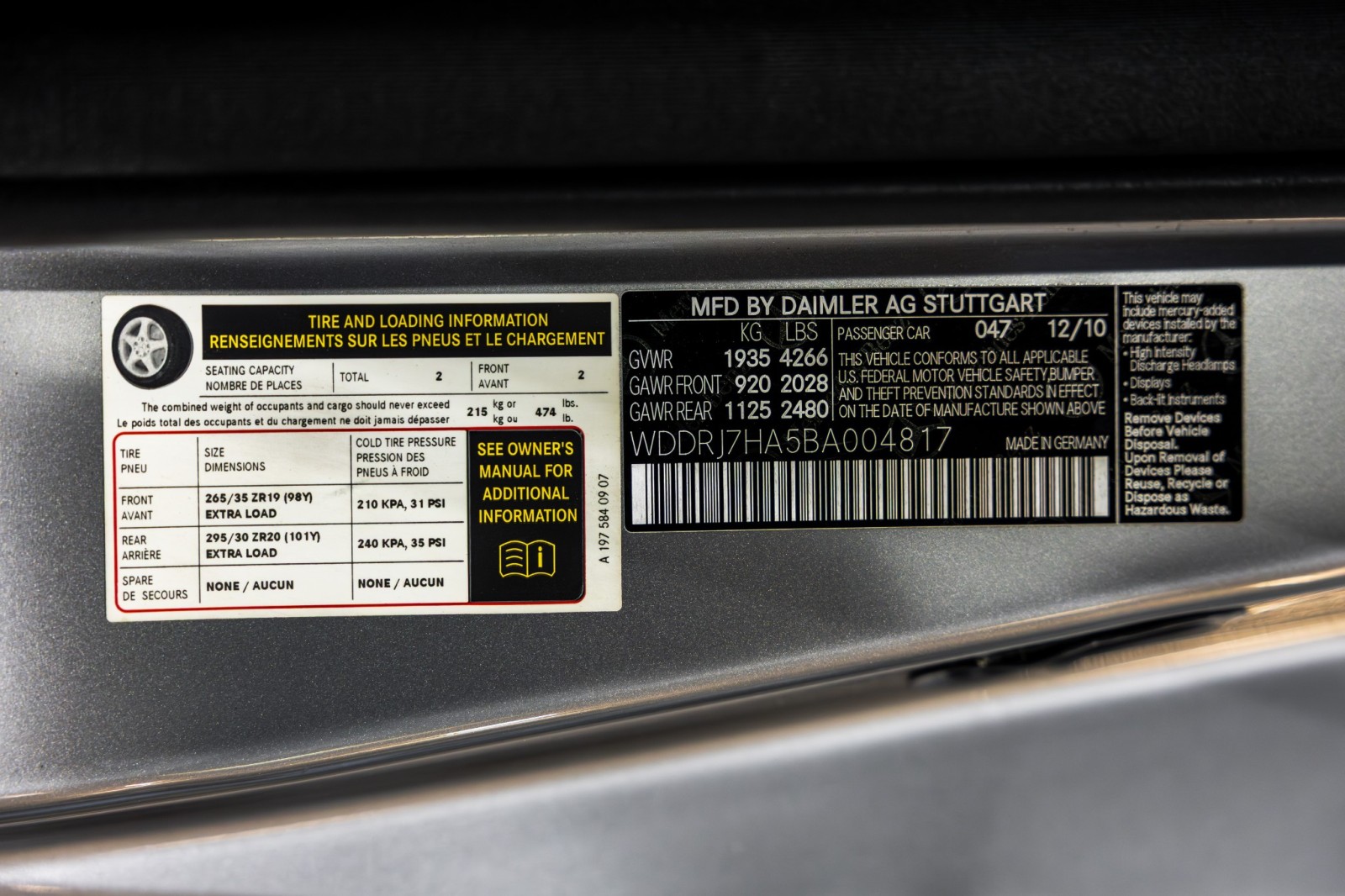 Used Car 2011 Mercedes-benz Sls Amg  Sls Amg For Sale Under $370,000 In Boerne, Texas