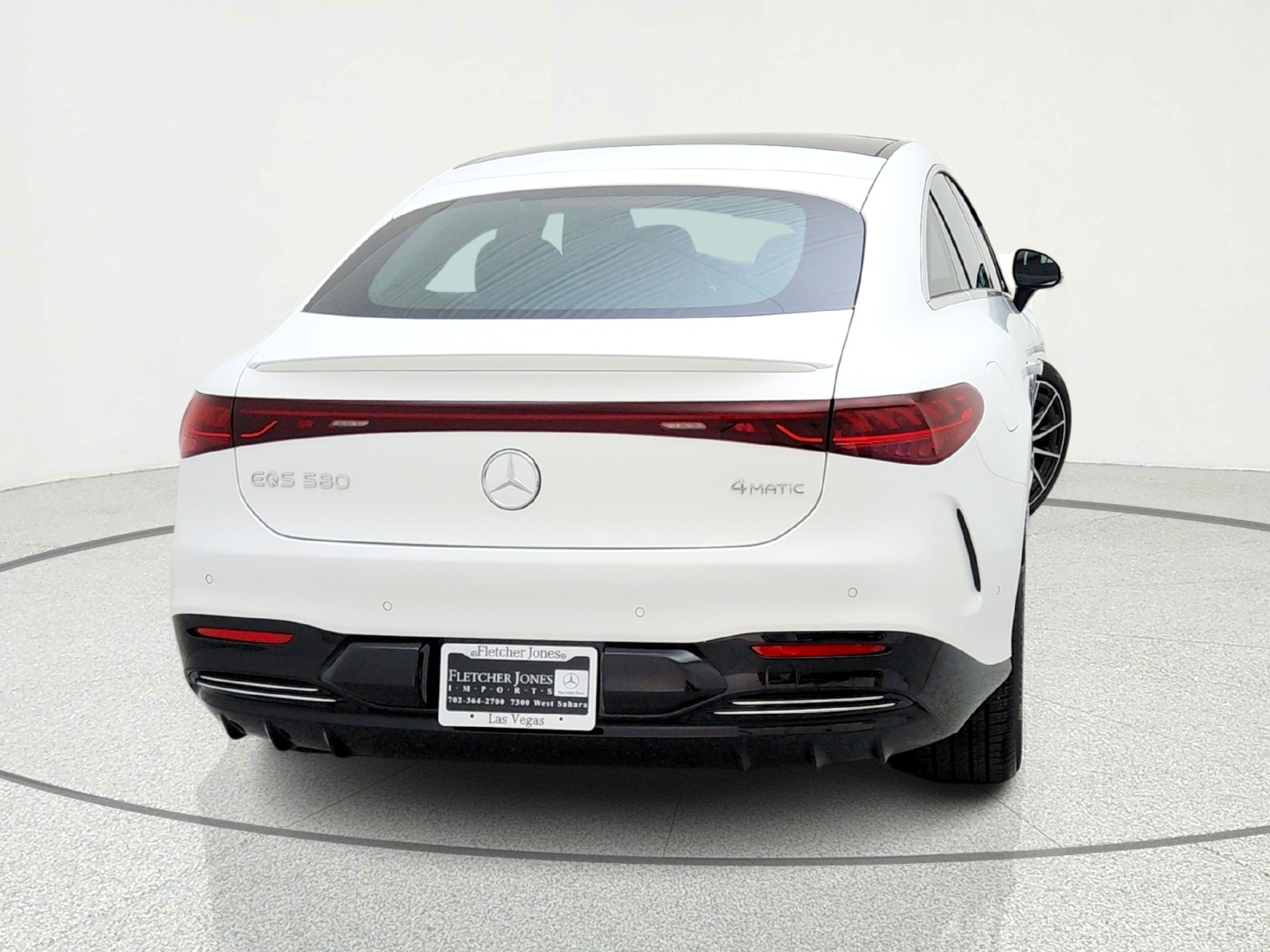 New 2026 MANUFAKTUR Signature Moonlight White Magno Mercedes-Benz EQS 580 4MATIC® Sedan image 10