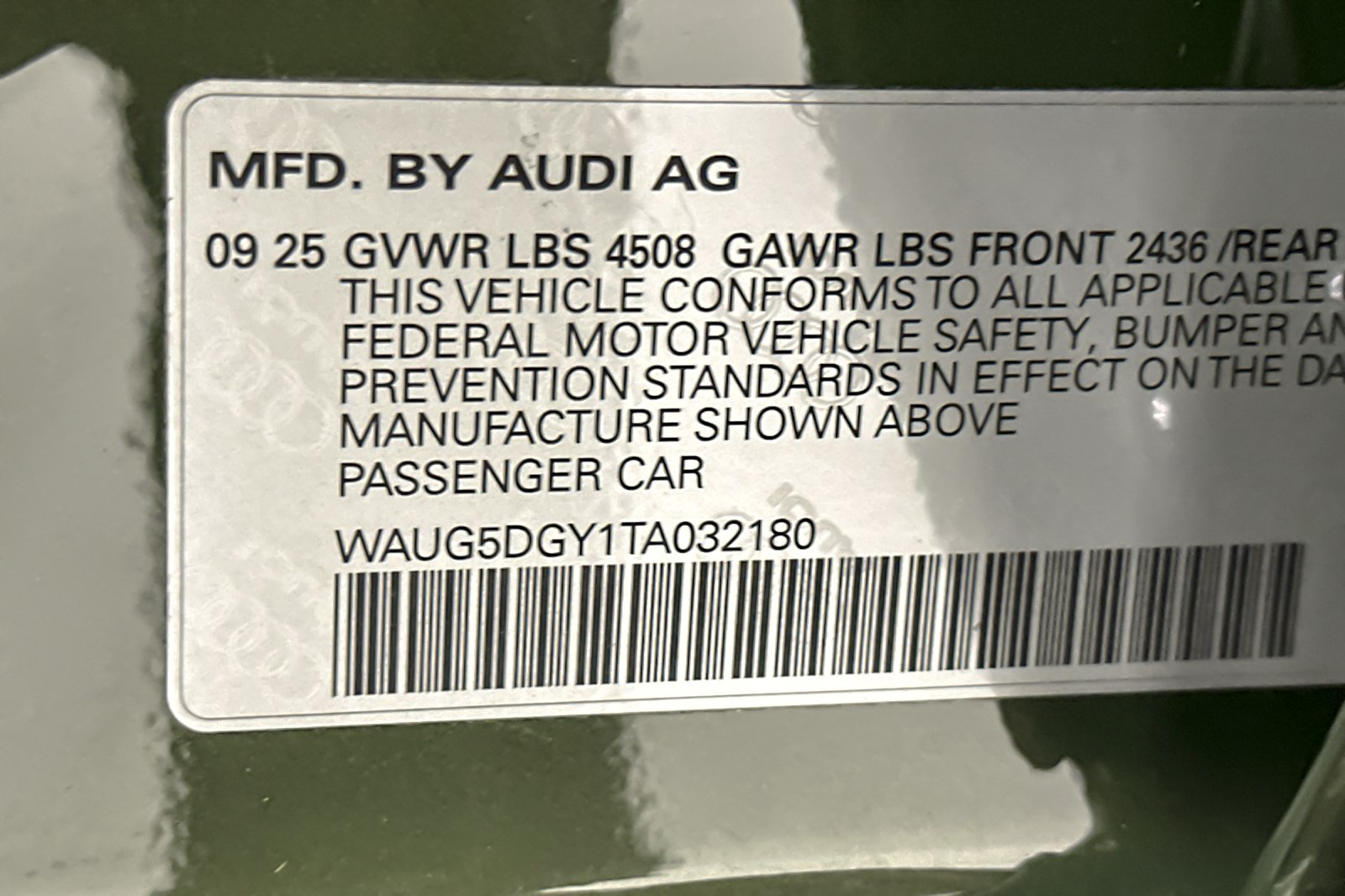 New 2026 District Green Metallic Audi quattro image 27