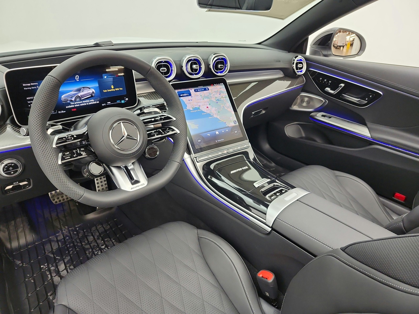 New 2026 MANUFAKTUR Moonlight White Metallic Mercedes-Benz AMG® CLE 53 image 9