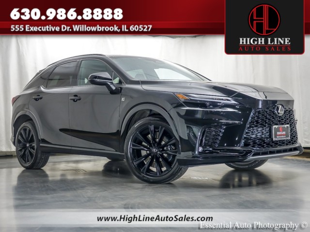 Black (Caviar) 2024 Lexus RX Hybrid 500h F Sport Performance AWD SUV / Crossover All-Wheel Drive Automatic
