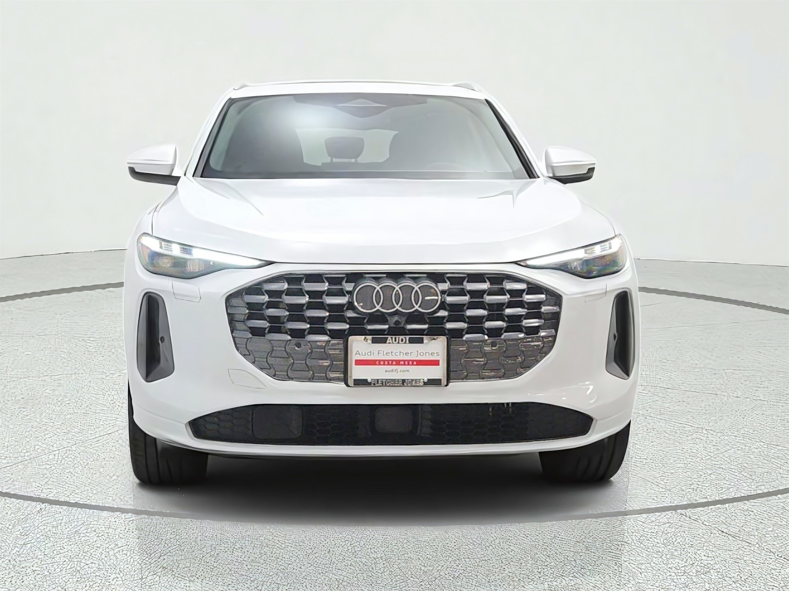 Used 2025 Glacier White Metallic Audi Premium Plus image 2