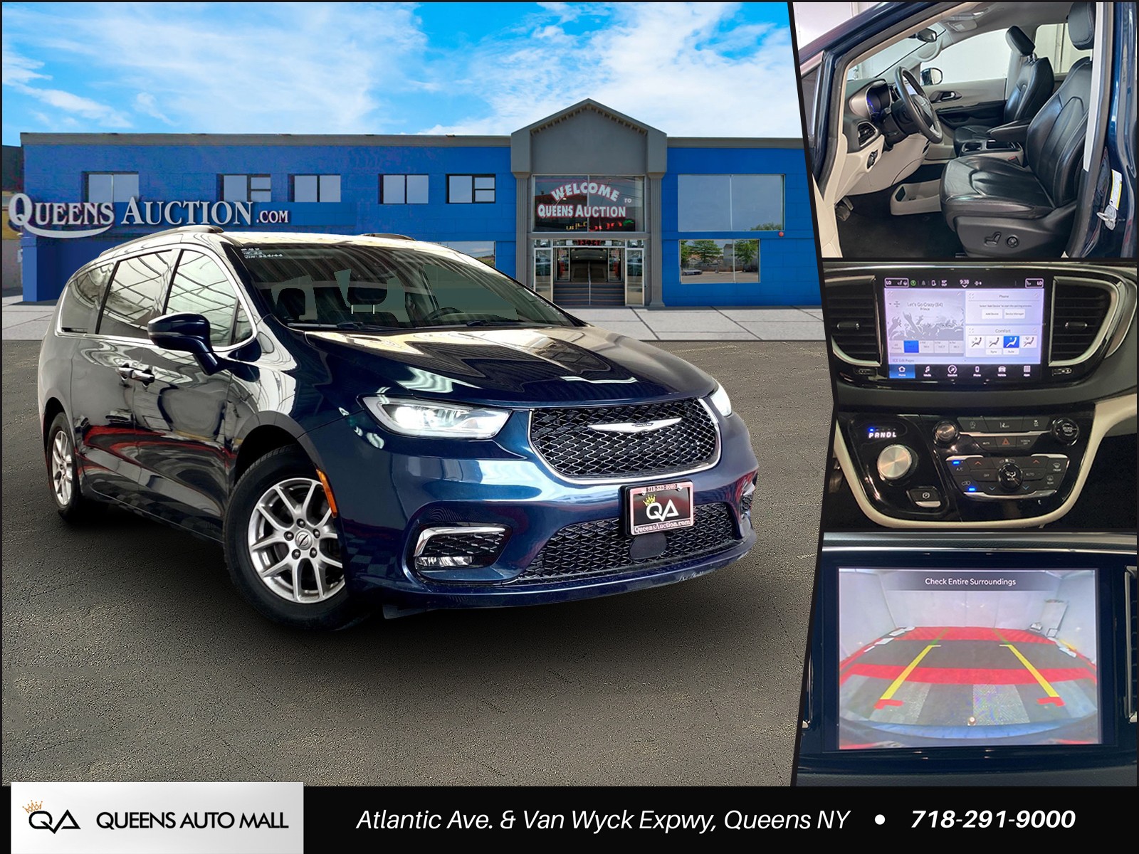 Fathom Blue Pearlcoat 2022 Chrysler Pacifica Touring L FWD Minivan Front-Wheel Drive Automatic