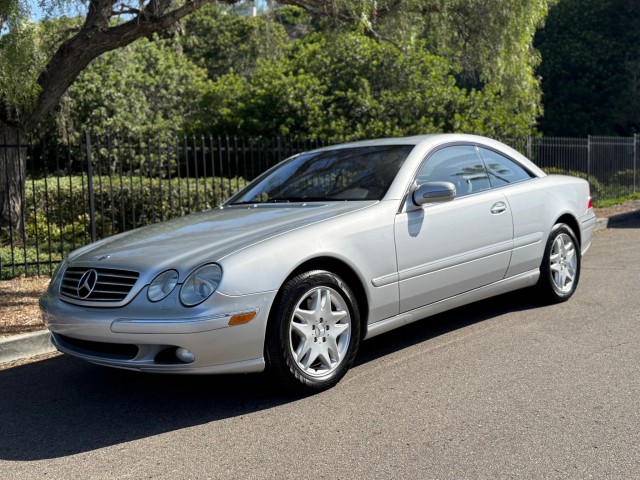 Brilliant Silver Metallic 2002 Mercedes-Benz CL-Class CL 500 Coupe Coupe Rear-Wheel Drive Automatic