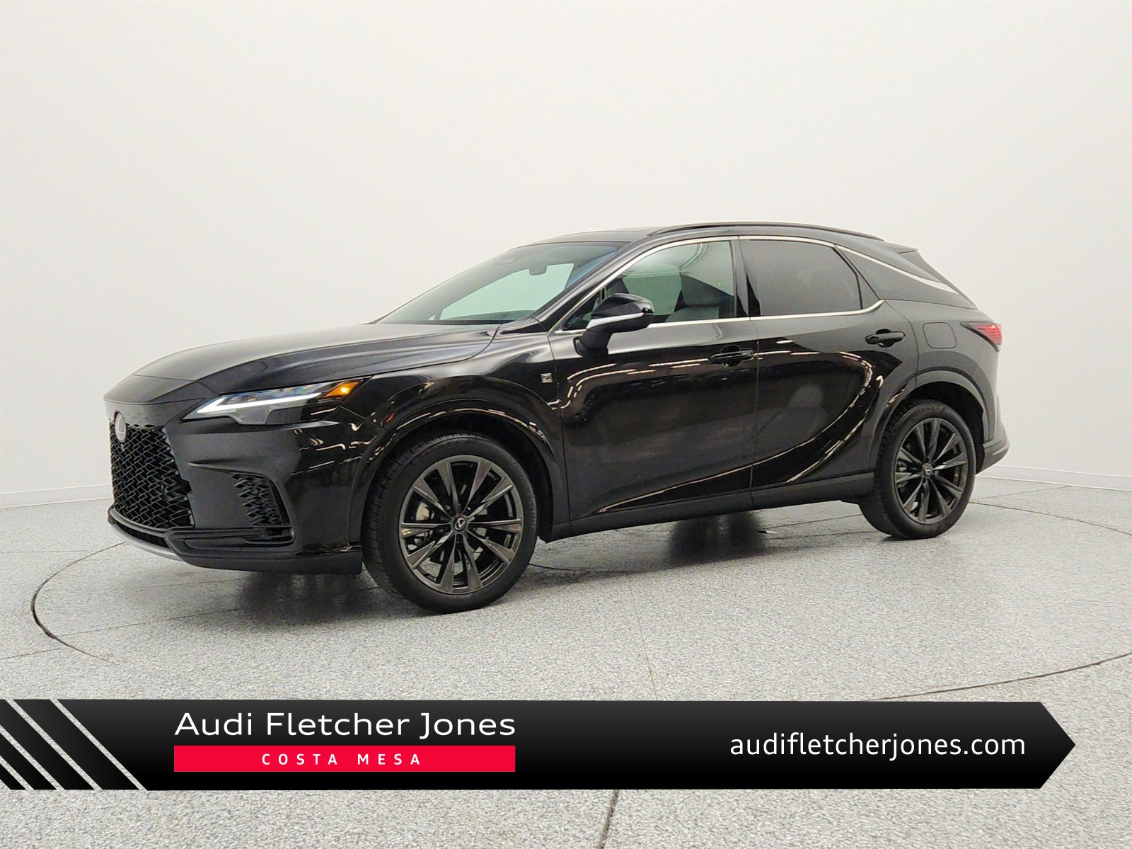 Black (Caviar) 2025 Lexus RX Hybrid 350h F SPORT Design AWD SUV / Crossover All-Wheel Drive Automatic