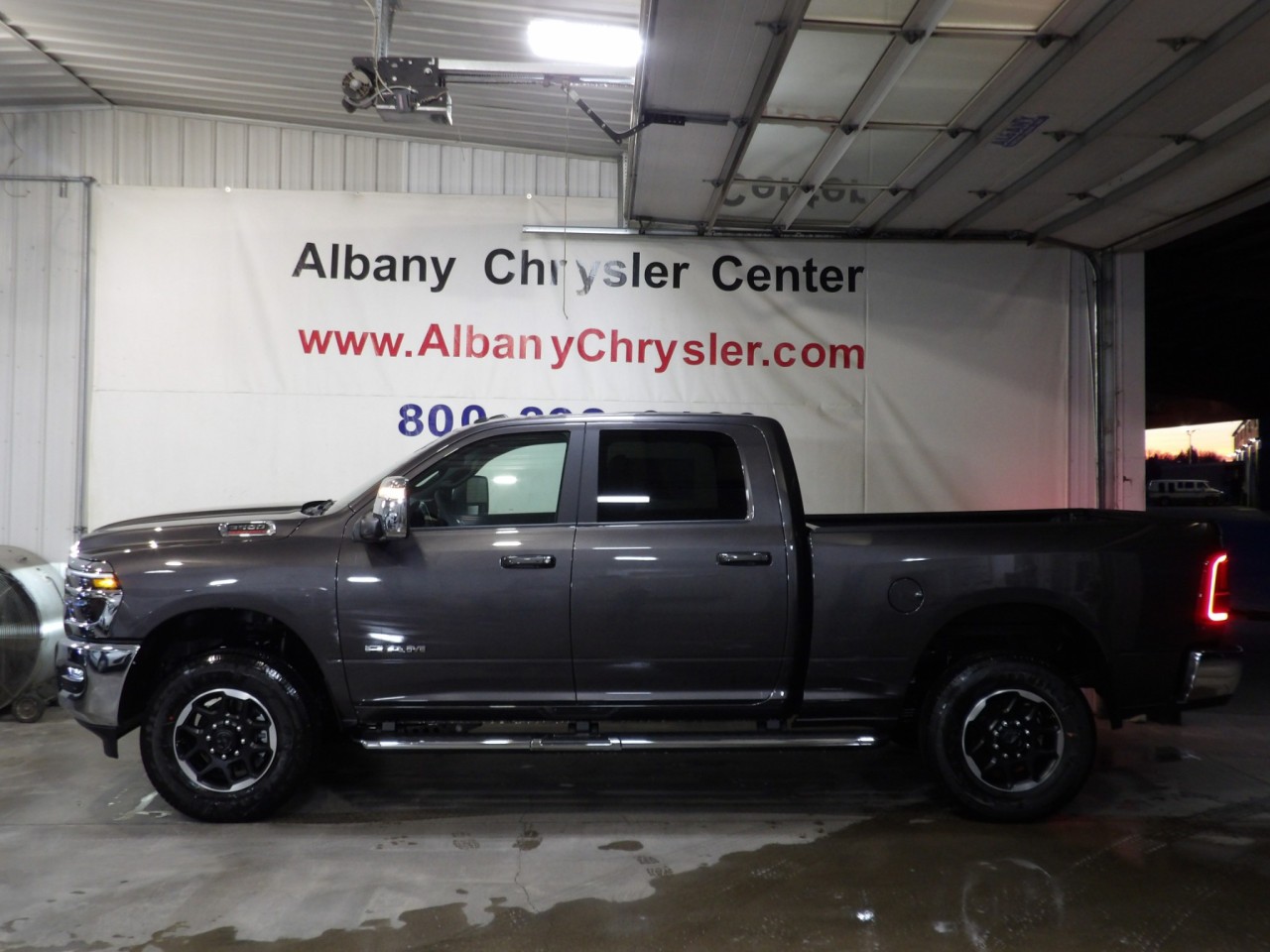 Gray (Granite Crystal Metallic Clearcoat) 2026 RAM 3500 Laramie Crew Cab 4WD Pickup Truck Four-Wheel Drive Automatic