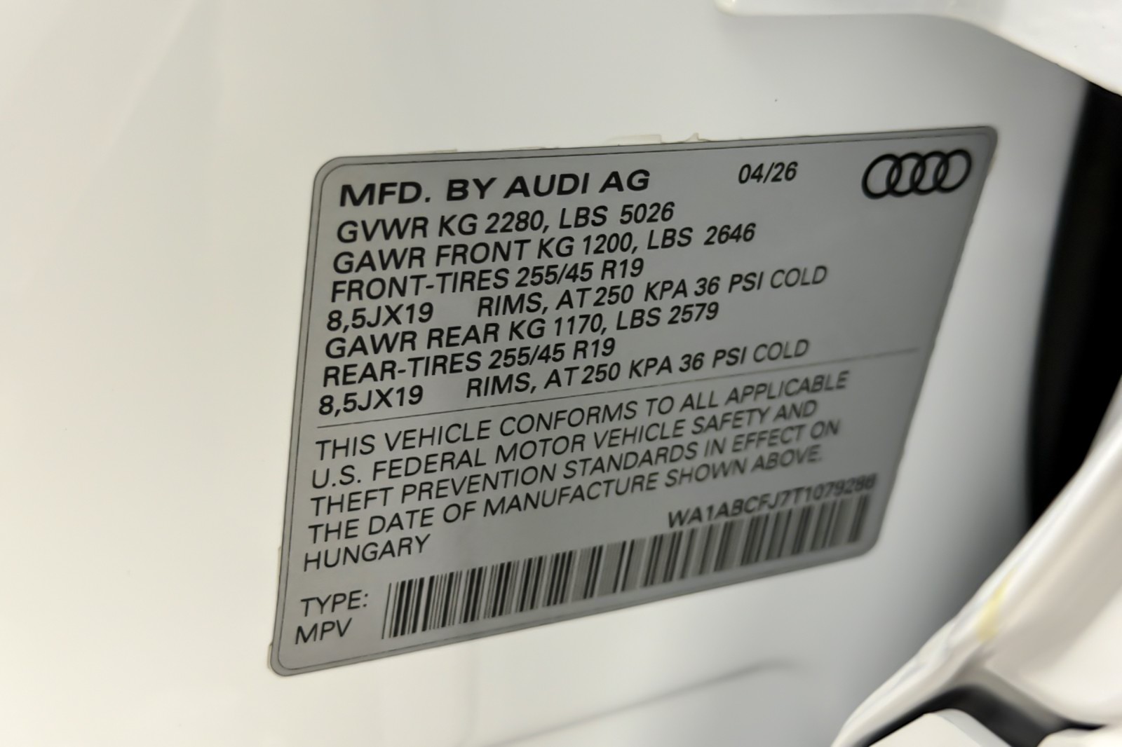 New 2026 Arkona White Audi S line quattro image 28