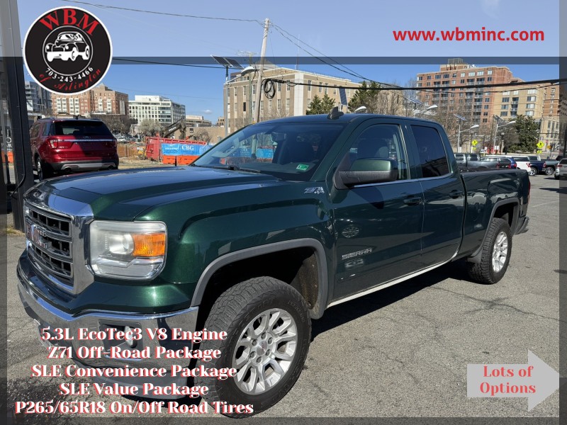 2015 GMC Sierra 1500 SLE Double Cab 4WD