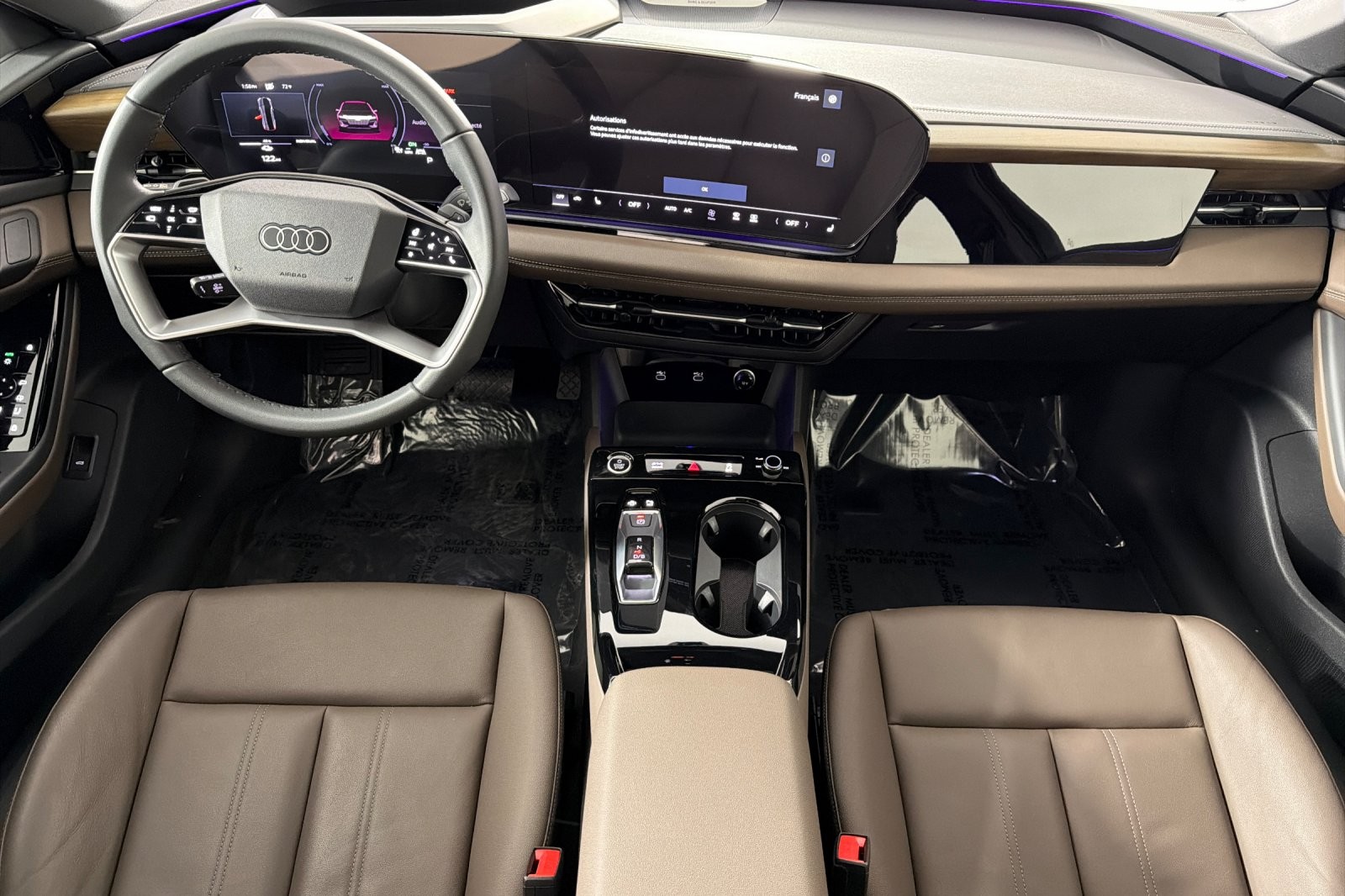 Certified Used 2025 Glacier White Metallic Audi Premium Plus RWD image 12